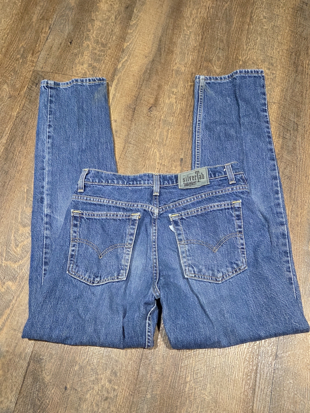 Vtg 90s SilverTab Vintage Style Blue Denim Jeans